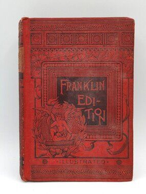Emerson's Essays Franklin Edition Book 1887 RARE By R. W. Emerson Hardcover